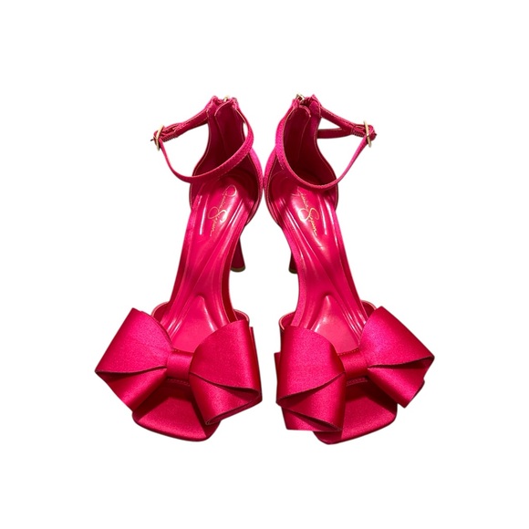 Jessica Simpson Anbrenne Sandal Heels In Candy Pink Flirty  Coquette Size 8.5M - Picture 4 of 12